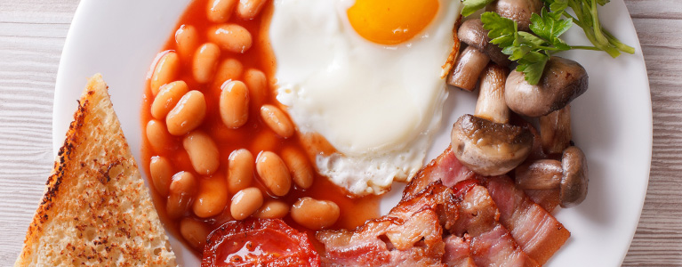 We served amazing cooked breakfasts!